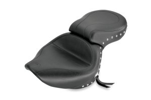 Honda VT750DC Spirit One-Piece Motorcycle Seat - Mustang Motorcycle - Wide Touring 1PC Seat w/Studs - Black - `01-`08